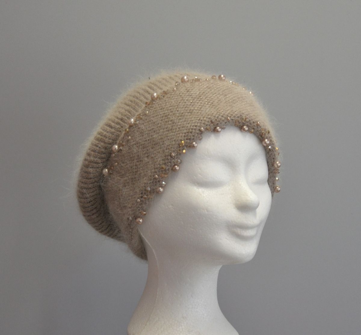 vlotte muts in wol angora